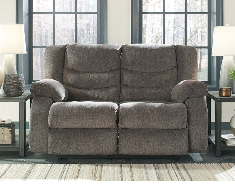 Tulen Gray Sofa Loveseat And Recliner