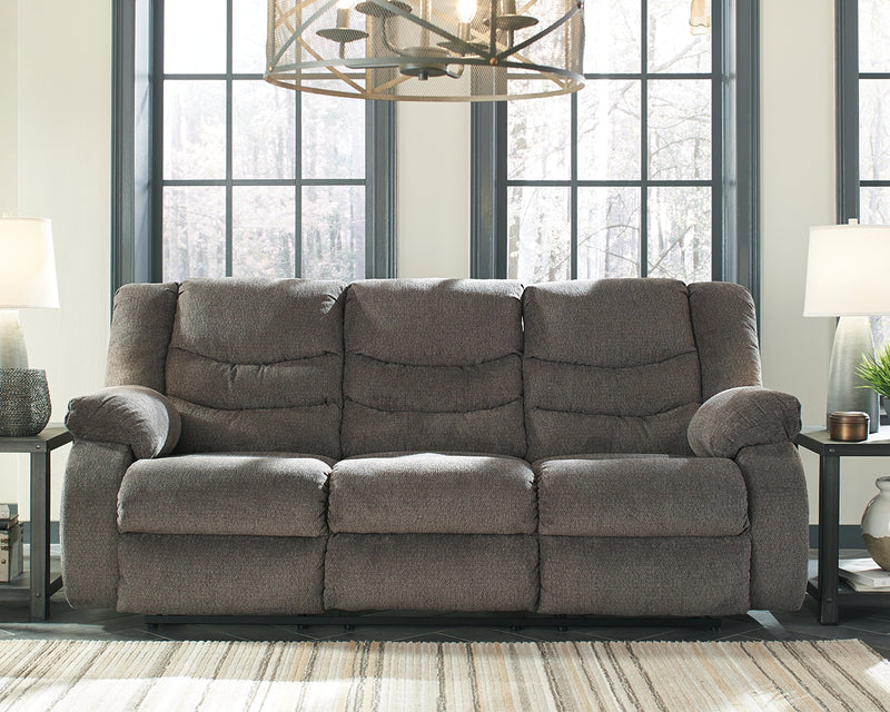 Tulen Gray Sofa Loveseat And Recliner