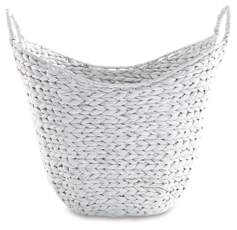 Perlman Antique White Basket (Set of 2)