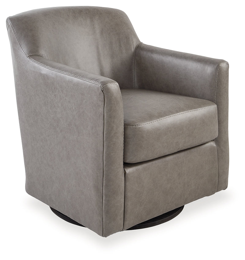 Bradney Fossil Swivel Accent Chair