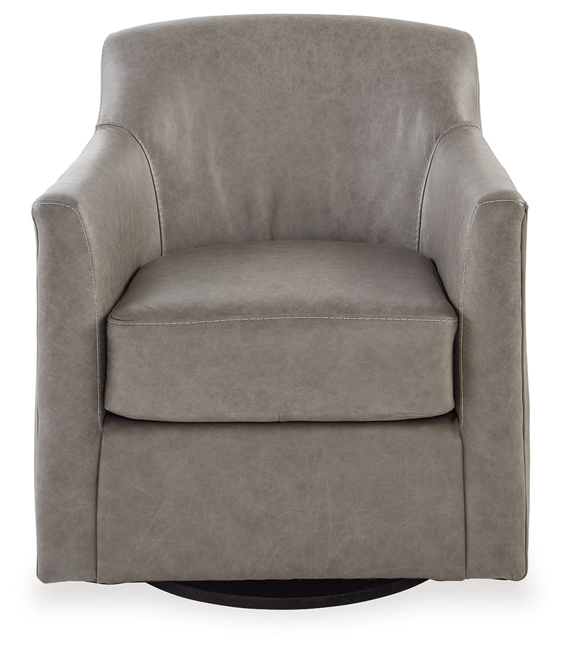 Bradney Fossil Swivel Accent Chair