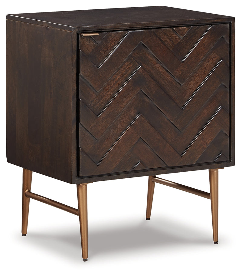 Dorvale Brown Accent Cabinet