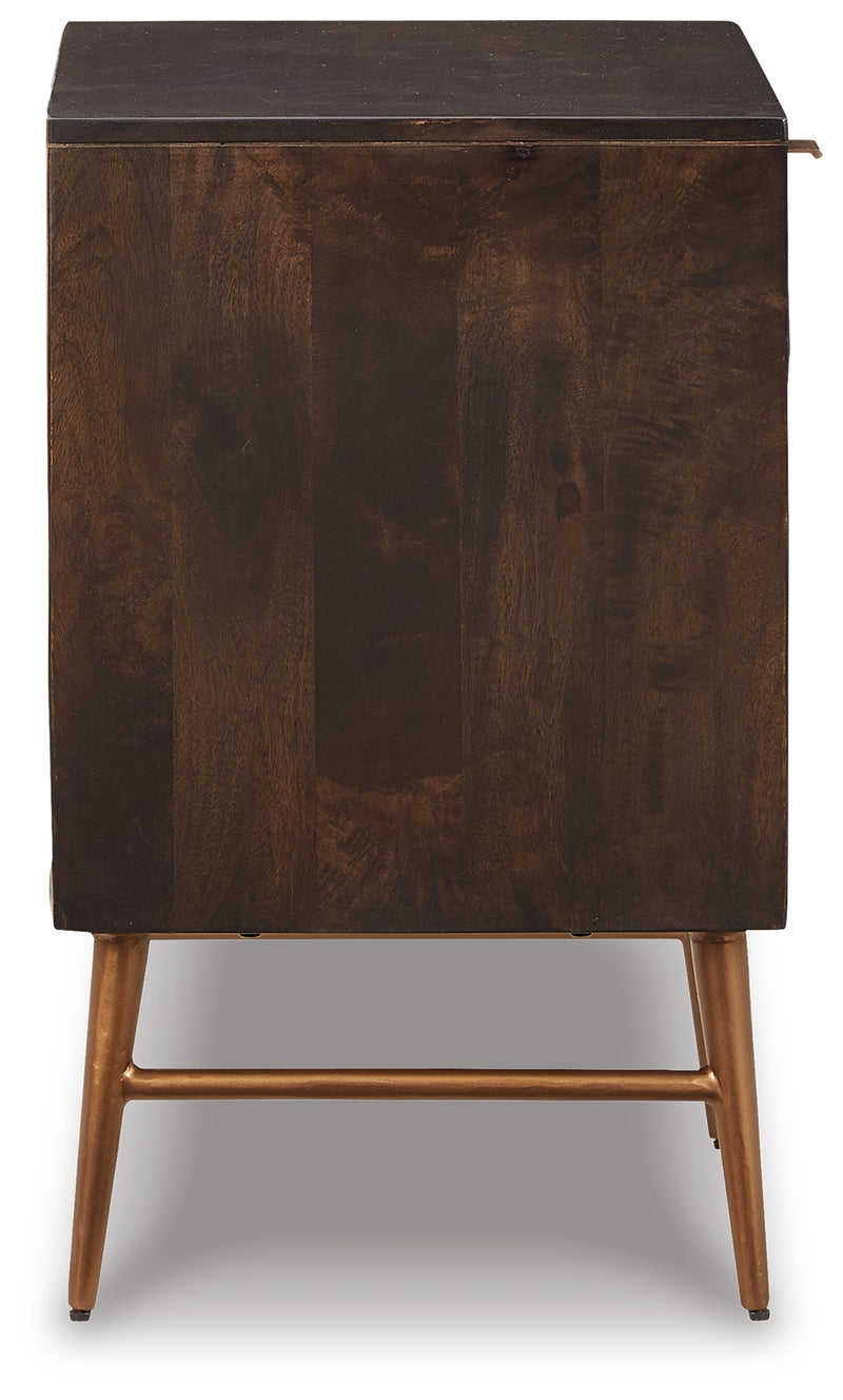 Dorvale Brown Accent Cabinet