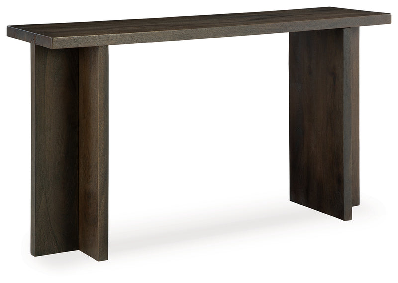 Jalenry Grayish Brown Console Sofa Table