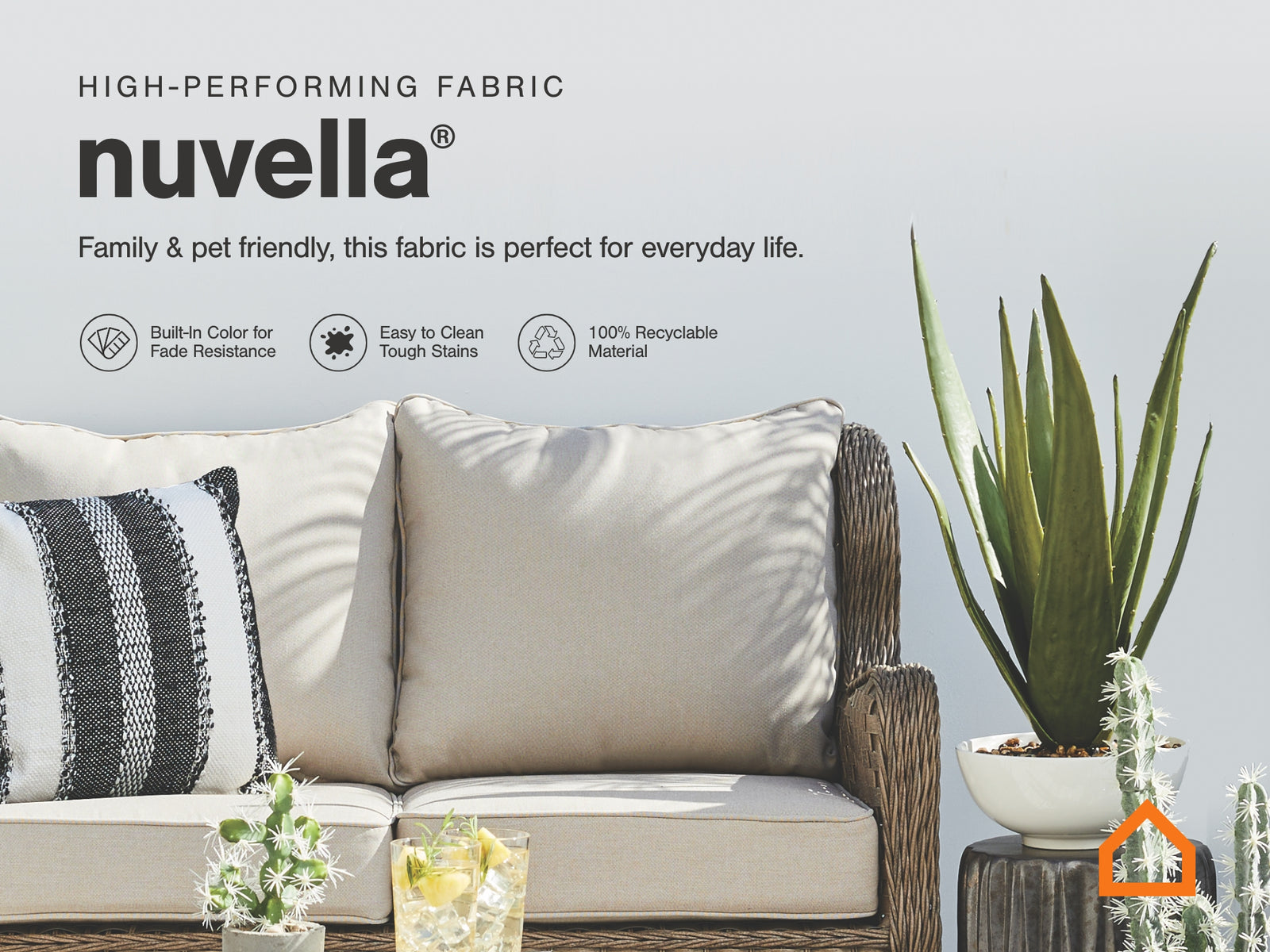 Visola Gray Outdoor Sofa And Loveseat