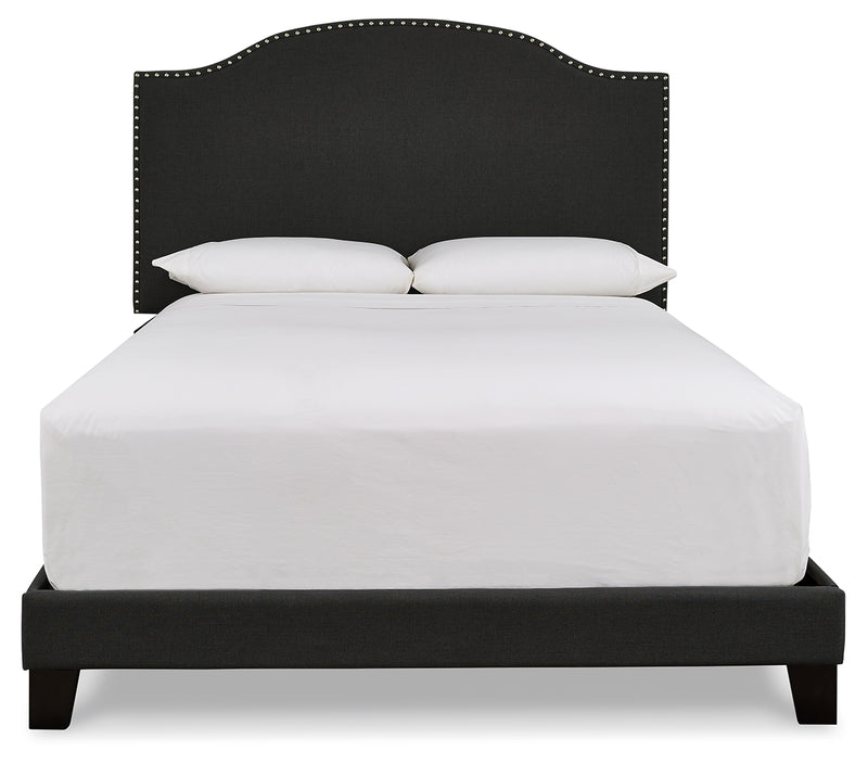 Adelloni Charcoal King Upholstered Bed