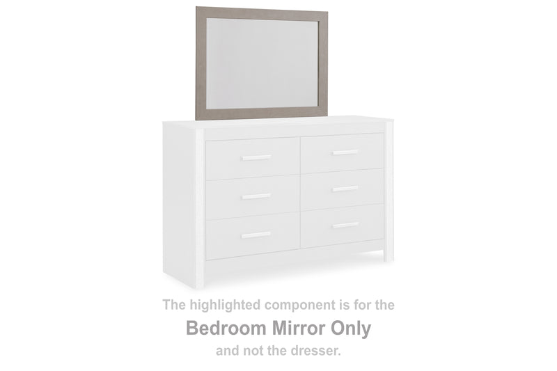 Surancha Gray Bedroom Mirror