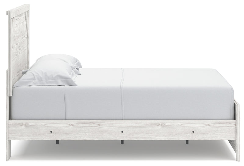 Gerridan White Gray Queen Panel Bed