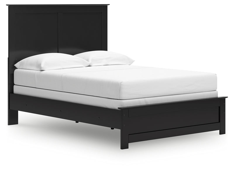 Maribel Black Full Panel Bed