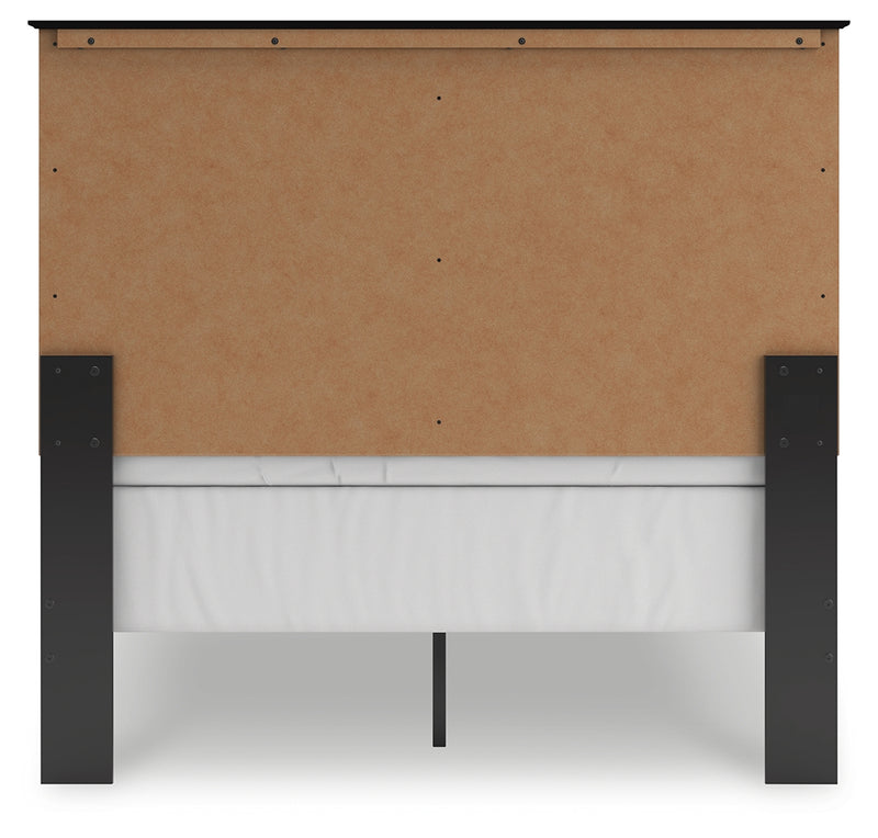 Maribel Black Full Panel Bed