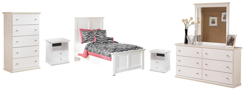 Bostwick Shoals White Panel Bedroom Set