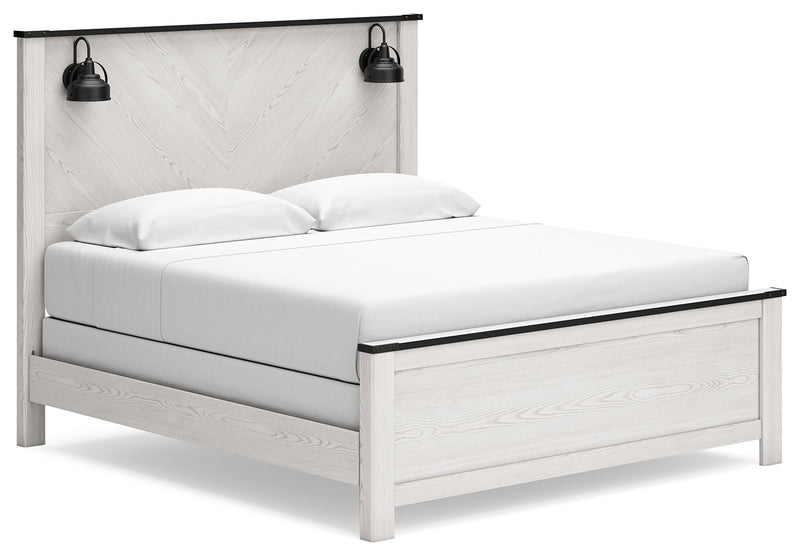 Schoenberg White Panel Bedroom Set