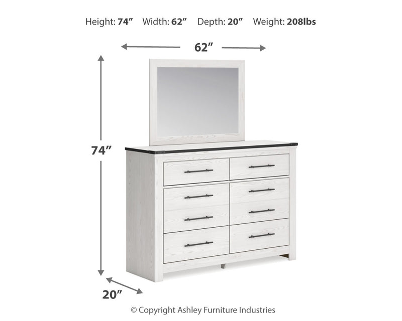 Schoenberg White Panel Bedroom Set