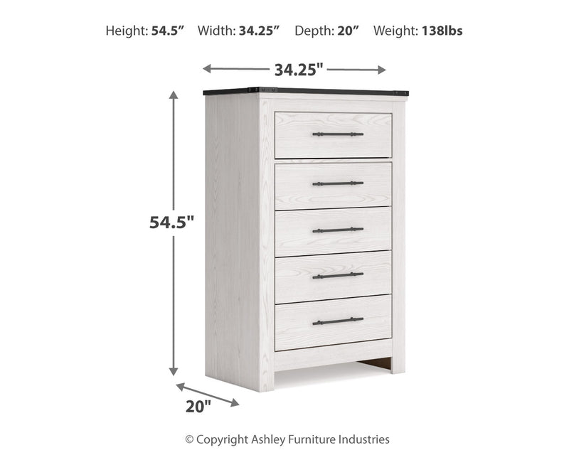 Schoenberg White Panel Bedroom Set