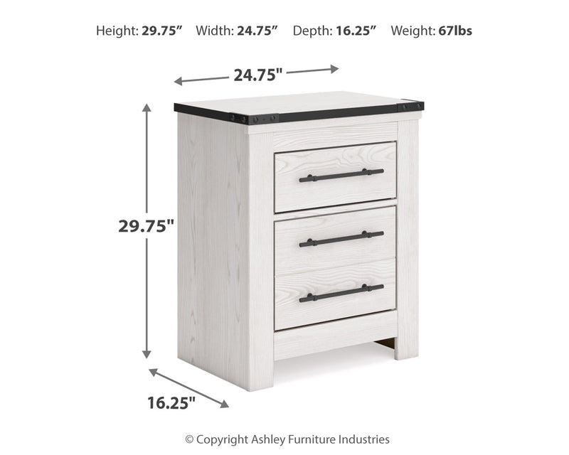 Schoenberg White Panel Bedroom Set