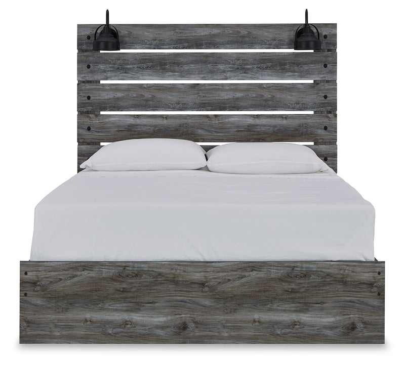 Baystorm Gray Queen Panel Bed