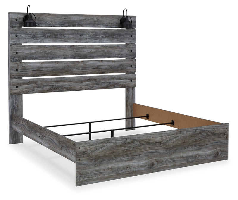 Baystorm Gray Queen Panel Bed