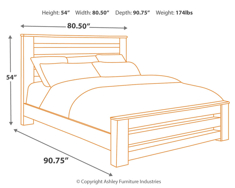 Zelen Warm Gray Panel Bedroom Set