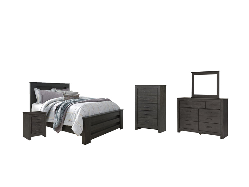 Brinxton Charcoal Panel Bedroom Set