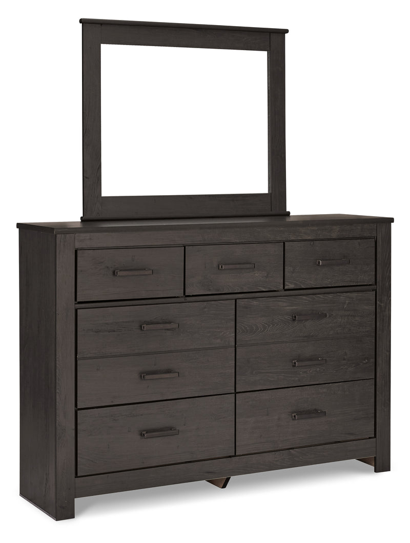 Brinxton Charcoal Panel Headboard Bedroom Set