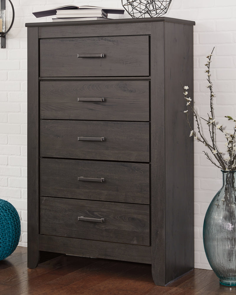 Brinxton Charcoal Panel Headboard Bedroom Set