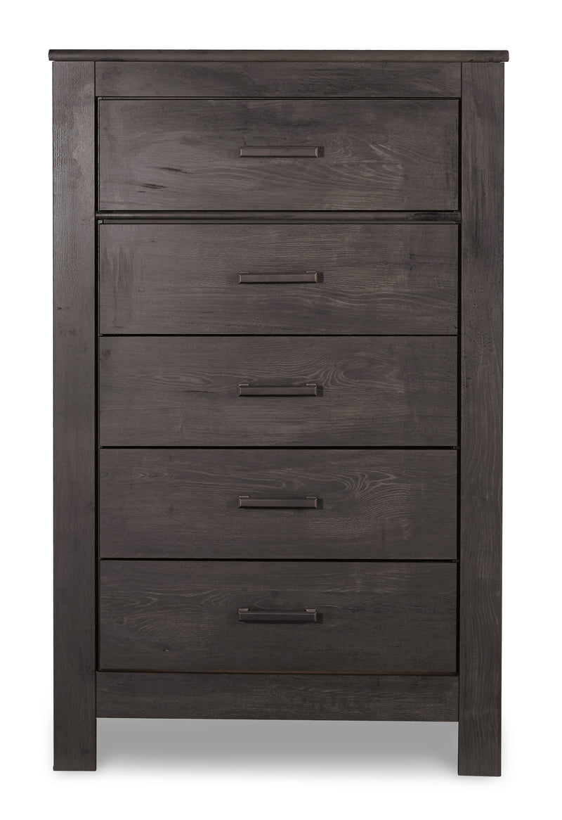 Brinxton Charcoal Panel Headboard Bedroom Set