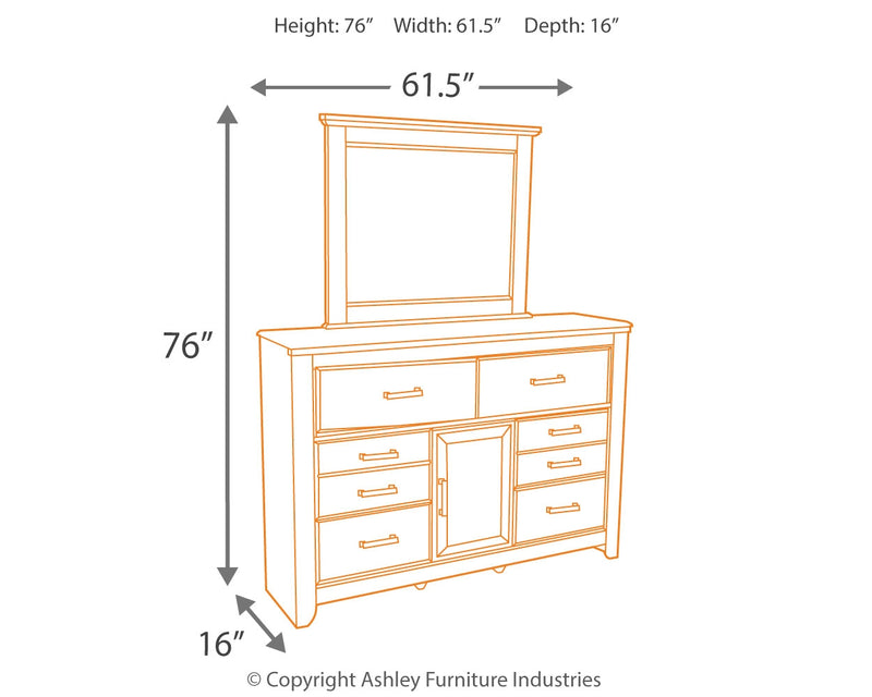 Juararo Dark Brown Poster Bedroom Set