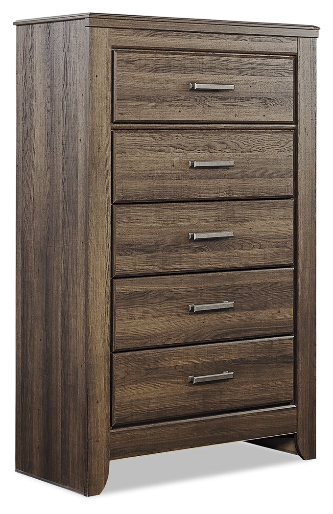 Juararo Dark Brown Poster Bedroom Set