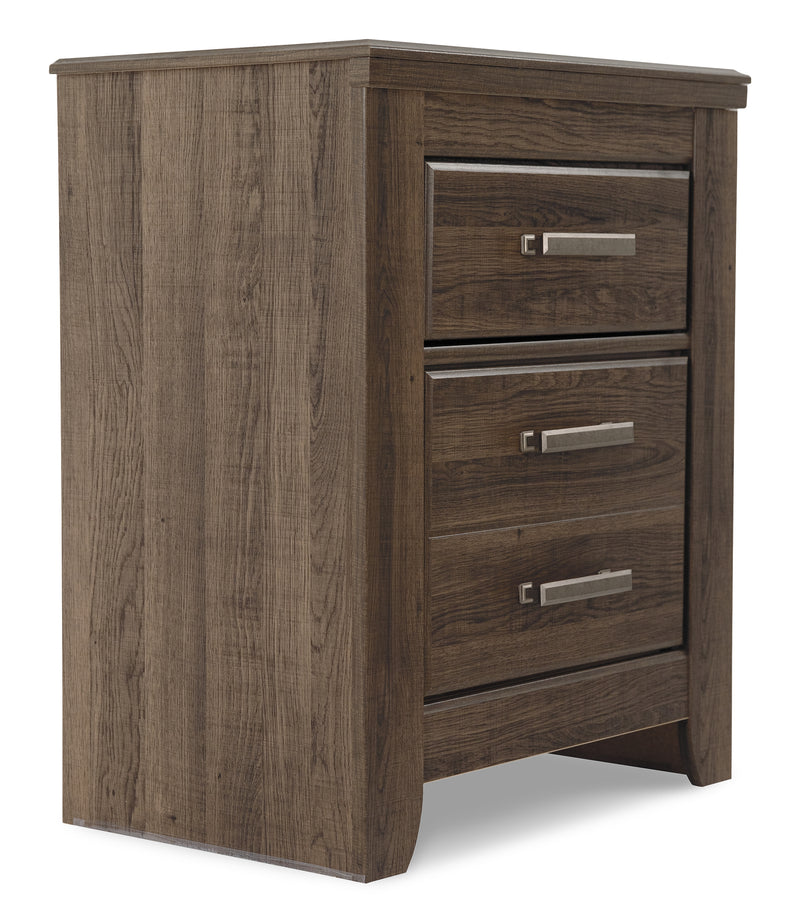 Juararo Dark Brown Panel Bedroom Set