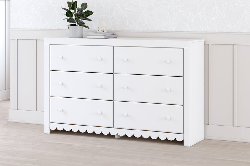 Mollviney White Dresser
