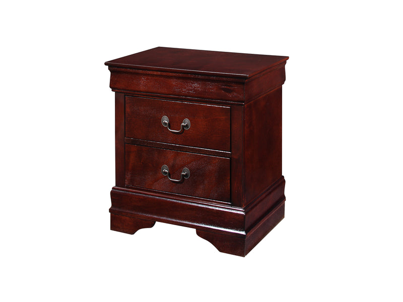Louis Philip 6-D Dresser Cherry,  Modern Wood Veneers, Classic Spacious 6 Drawers