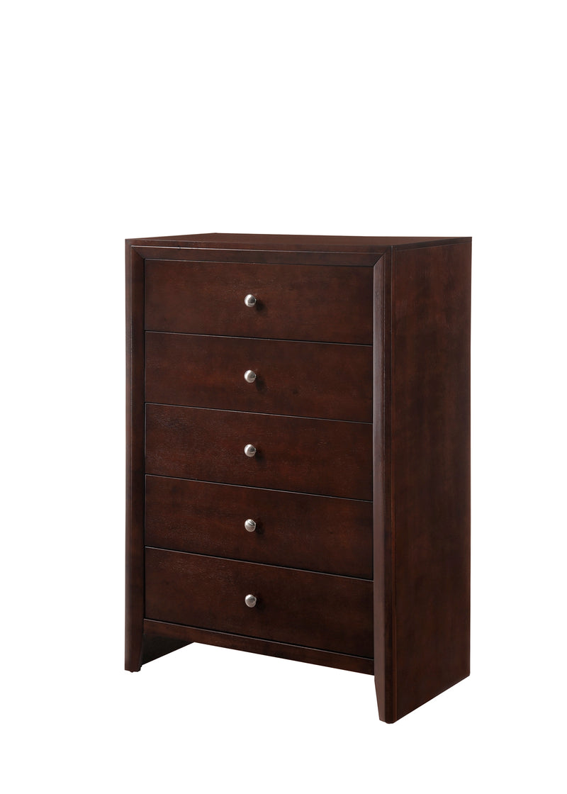 Evan Cherry Finish Classic And Modern, Cherry Wood Full Panel Bed