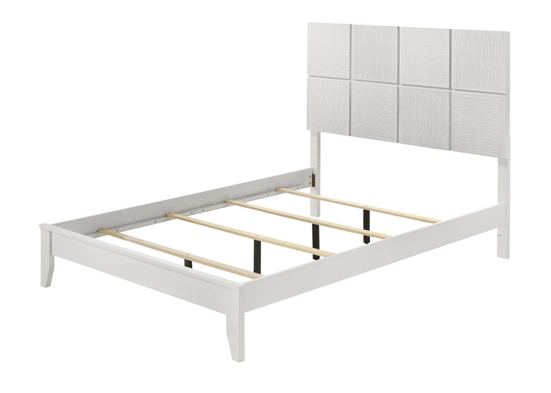 Denker-evan White Modern Contemporary Solid Wood Bedroom Set