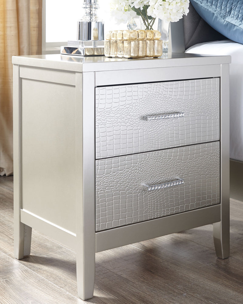 Olivet Silver Nightstand