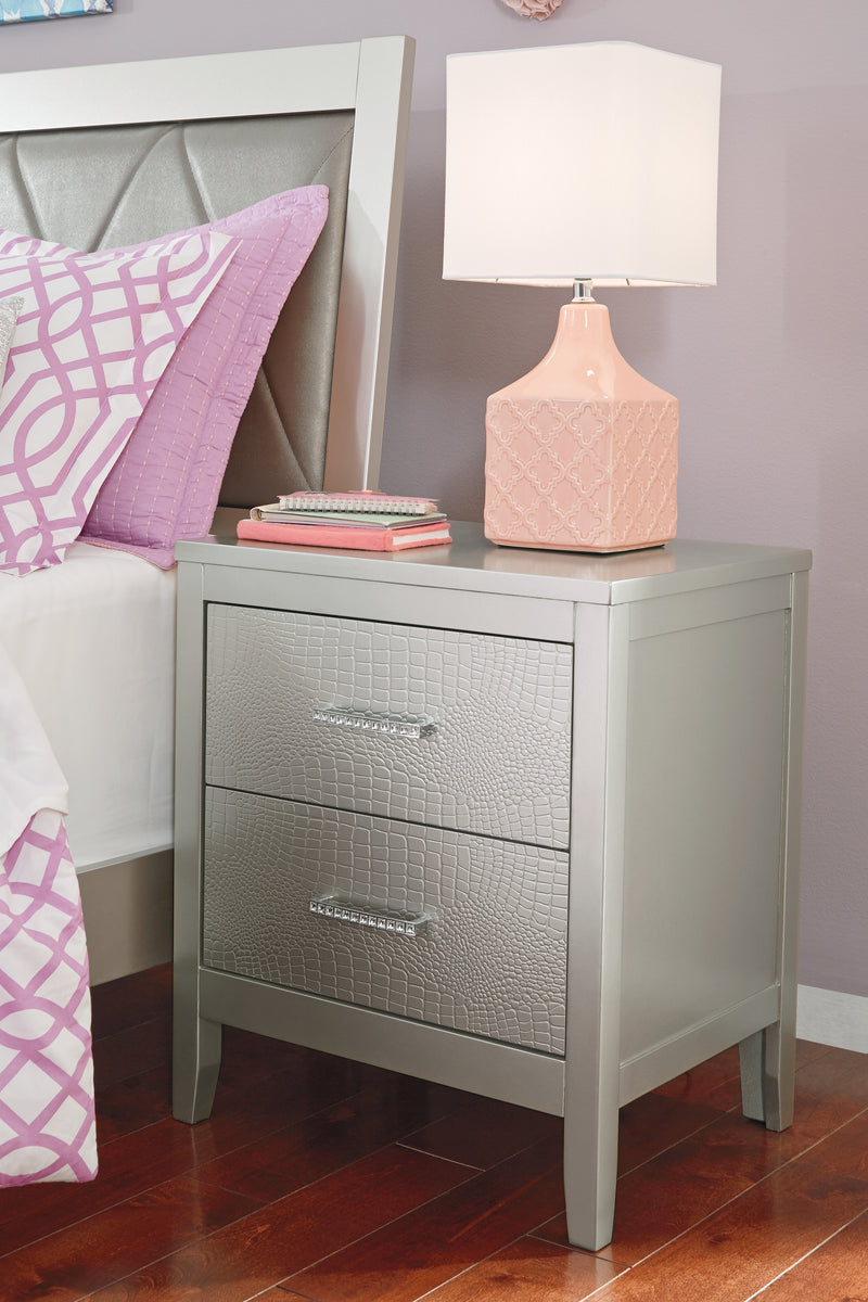 Olivet Silver Nightstand