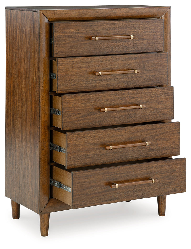 Lyncott Brown Chest Of Drawers