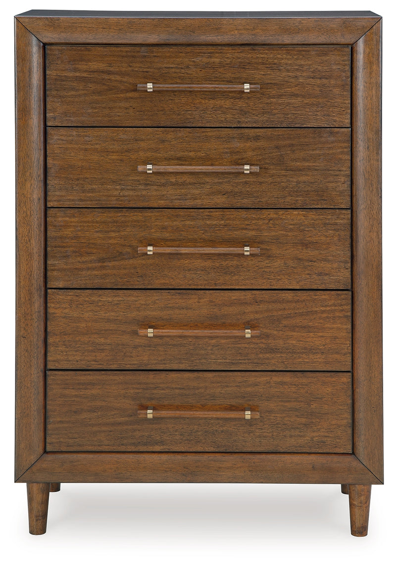 Lyncott Brown Chest Of Drawers