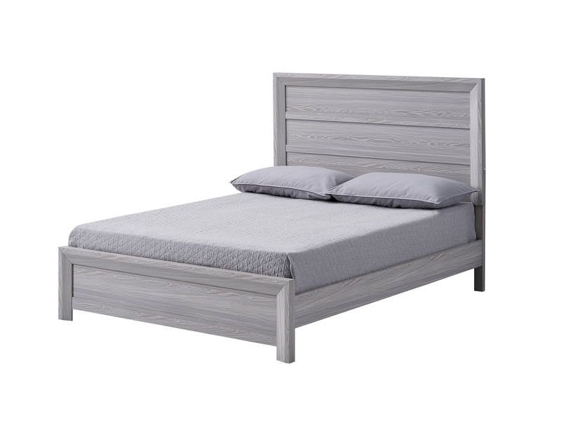 Adelaide Drift Wood Modern Contemporary Solid Wood And Veneers Twin Bed