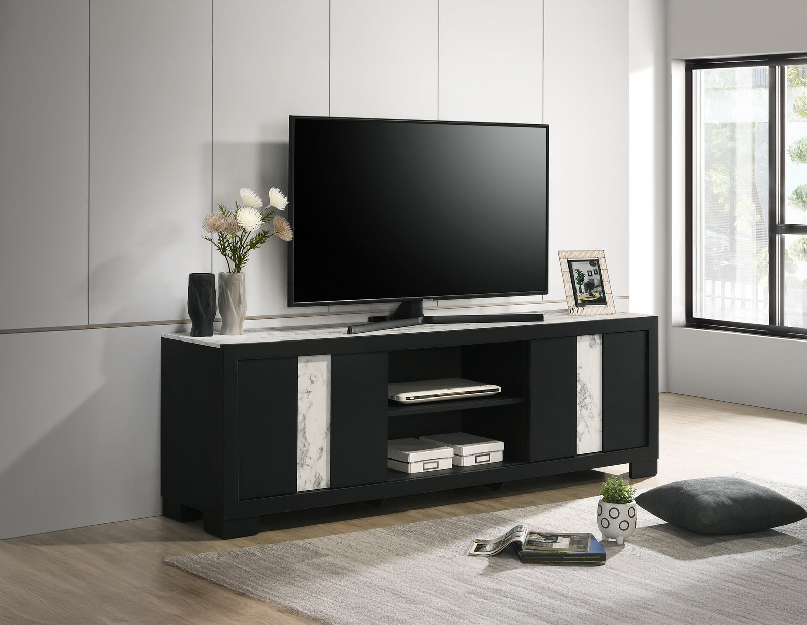 Rangley Black Tv Stand