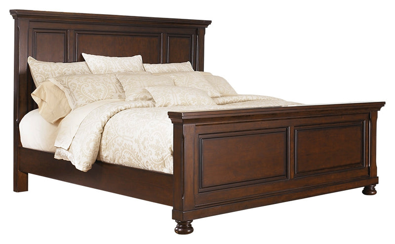 Porter Rustic Brown Panel Bedroom Set