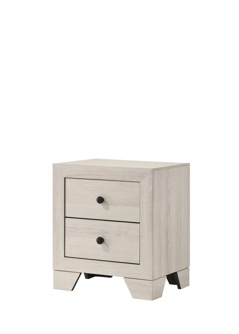 Atticus White Modern Contemporary Solid Wood And Veneers 6-Drawers Dresser