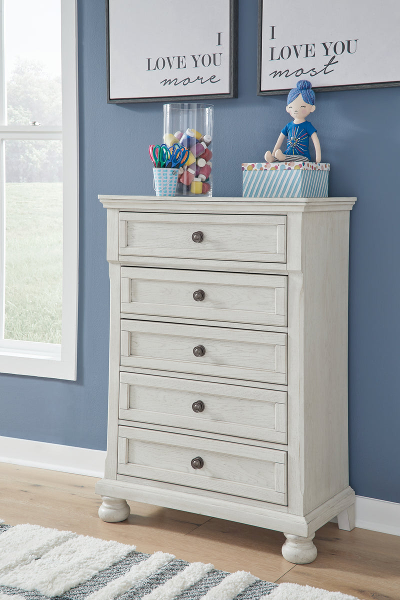 Robbinsdale Antique White Chest Of Drawers