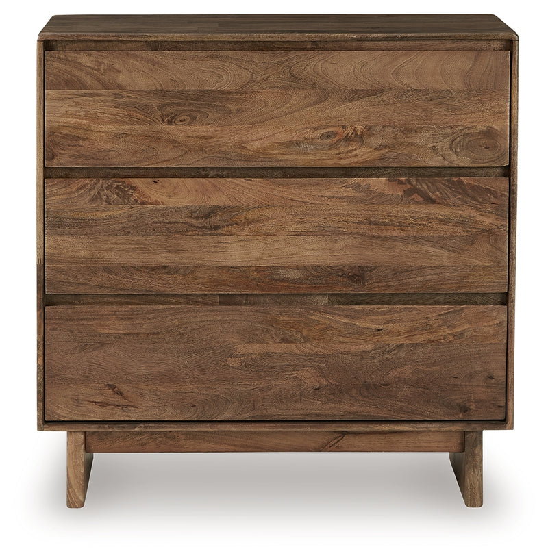 Isanti Light Brown Chest Of Drawers