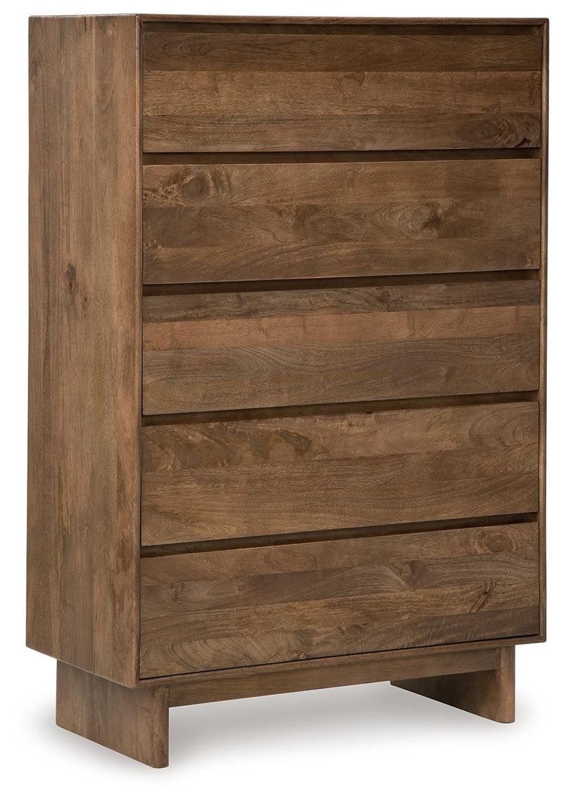 Isanti Light Brown Chest Of Drawers