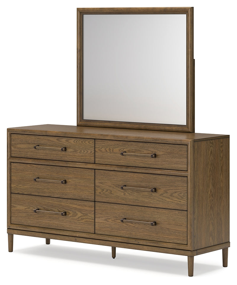 Roanhowe Brown Dresser And Mirror