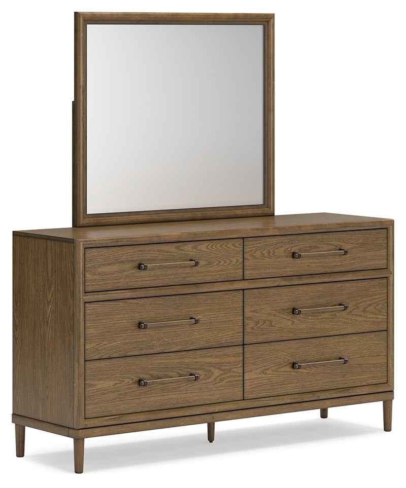 Roanhowe Brown Dresser And Mirror