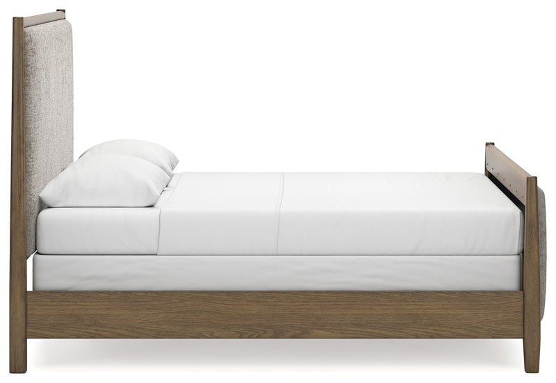 Roanhowe Brown Queen Upholstered Bed