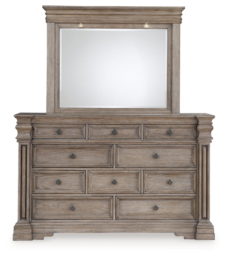 Blairhurst Light Grayish Brown Dresser and Mirror