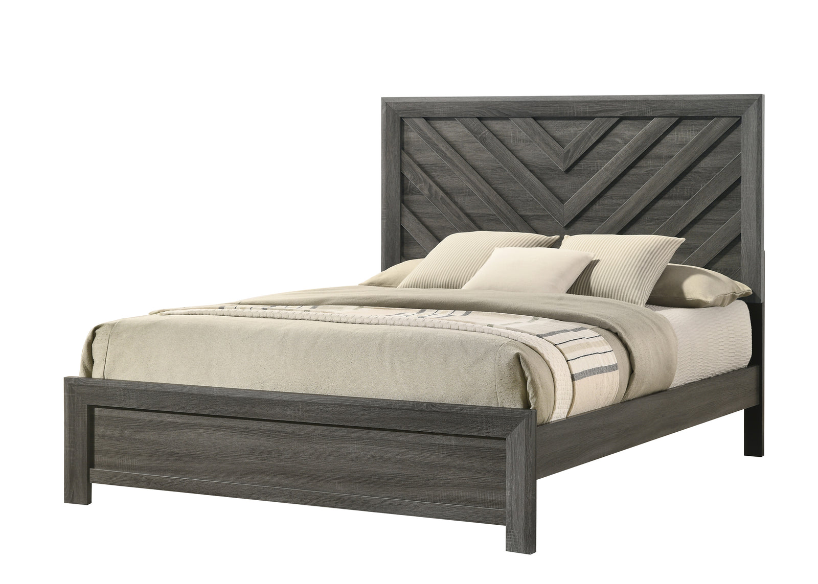 Valor Gray Panel Full Bed