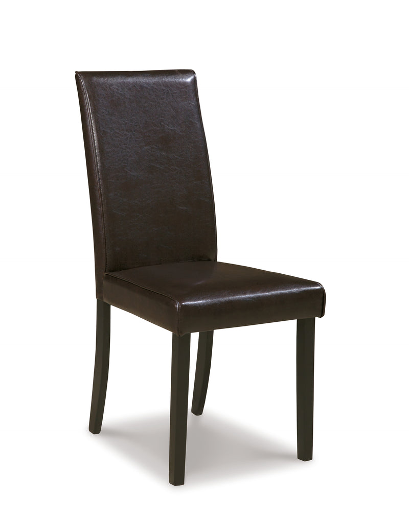 Kimonte Dark Brown 2-Piece Dining Room Chair